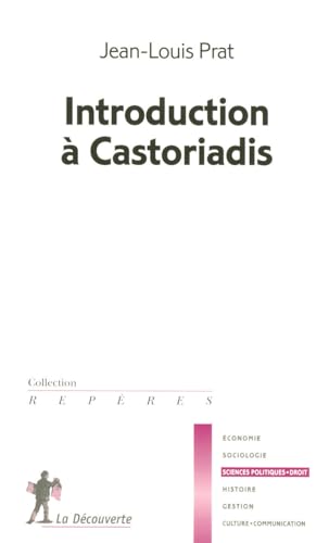 Introduction Ã: Castoriadis (9782707150837) by Jean-Louis Prat