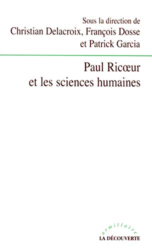 Stock image for Paul Ricoeur et les sciences humaines for sale by Ammareal