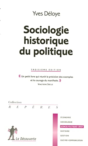 Beispielbild fr Sociologie historique du politique zum Verkauf von Ammareal