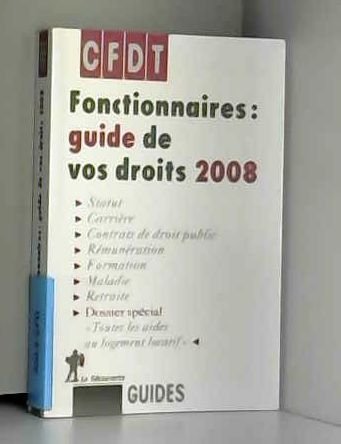 Beispielbild fr Fonctionnaires : guide de vos droits zum Verkauf von Ammareal
