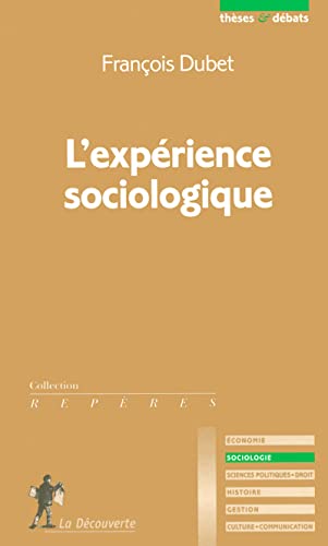 Stock image for L'exprience sociologique for sale by Ammareal