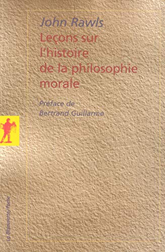 9782707154613: Leons sur l'histoire de la philosophie morale