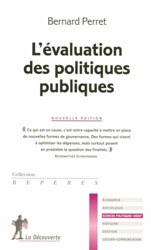 Beispielbild fr EVALUATION POLITIQUES PUBLIQUE PERRET, BERNARD zum Verkauf von LIVREAUTRESORSAS