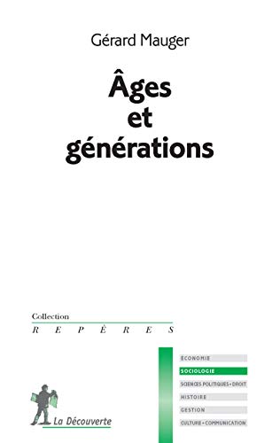 9782707158888: Ages et gnrations (Repres. Sociologie)