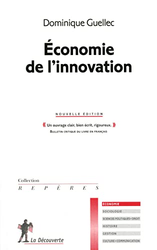 Imagen de archivo de Economie de l'innovation a la venta por medimops