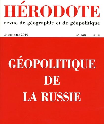 Imagen de archivo de Gopolitique de la Russie a la venta por Ammareal