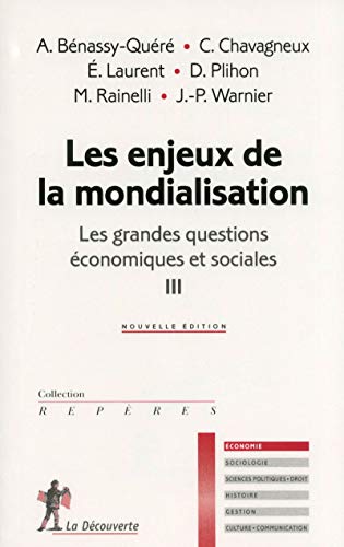 Stock image for Les enjeux de la mondialisation (03) for sale by Ammareal