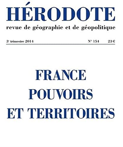 Beispielbild fr France, pouvoirs et territoires zum Verkauf von Ammareal