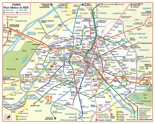 Plan de ville : Métro Rer (plan plastifié avec pochette) (French Edition) -  Plans Indispensable: 9782707202697 - AbeBooks