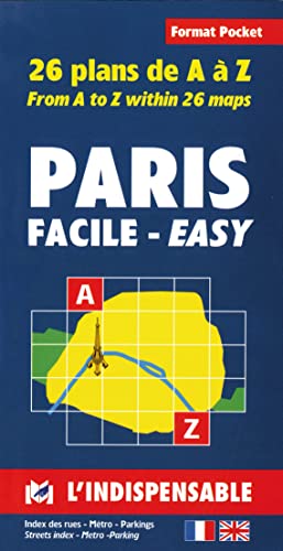 Beispielbild fr Plans de Paris: Paris street index and maps: Paris facile: 26 plans de A a Z zum Verkauf von WorldofBooks