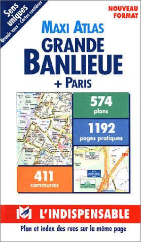 9782707204066: Maxi-Atlas Grande Banlieue + Paris