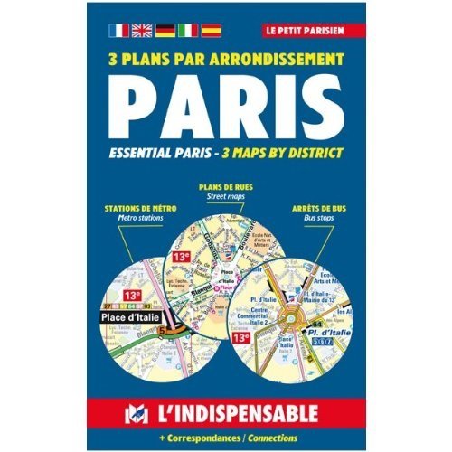 Stock image for Plans de Paris: Paris street index and maps: Paris pratique par arrondissement (French Edition) for sale by Wonder Book