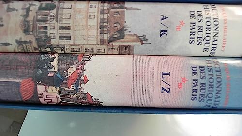 Beispielbild fr Supplement Dictionnaire Historique Des Rues De Par zum Verkauf von Michener & Rutledge Booksellers, Inc.