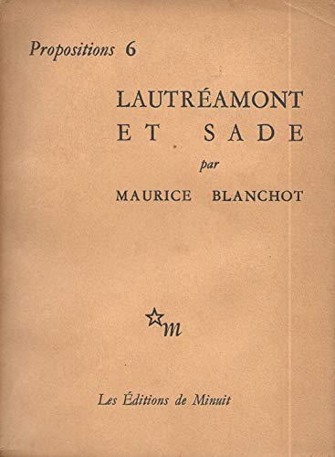 Lautréamont et Sade