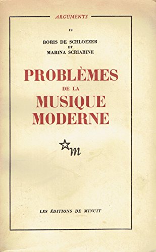 9782707301840: Problmes de la musique moderne