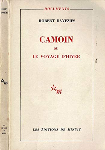 9782707302212: Camoin ou le voyage d'hiver