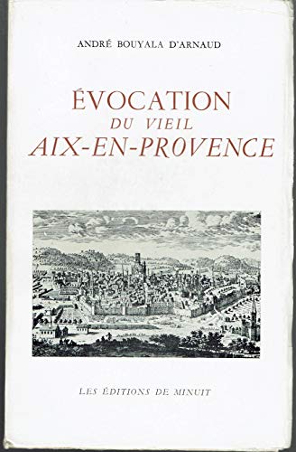 Stock image for vocation du Vieil Aix - En - Provence. for sale by ARTLINK