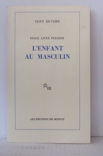 Beispielbild fr Enfant au masculin (0000) zum Verkauf von Gallix