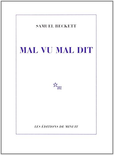 Mal Vu Mal Dit (ROMANS) (French Edition) (9782707303301) by Beckett