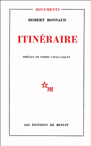 Beispielbild fr Itinraire zum Verkauf von Gallix