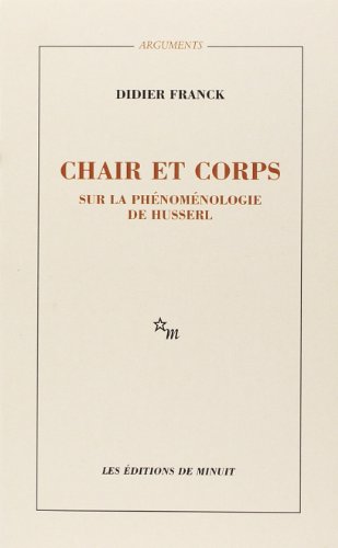 Imagen de archivo de Chair Et Corps Sur La Phe nome nologie De Husserl (French Edition) a la venta por Kingship Books