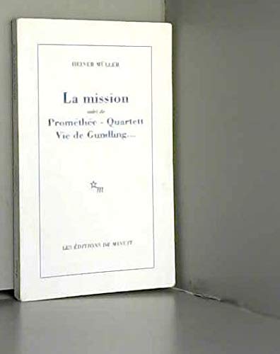 La mission quartett (9782707306166) by MÃ¼ller, Heiner
