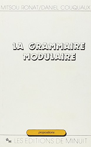 9782707310446: La grammaire modulaire