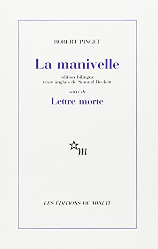 Beispielbild fr La manivelle ; suivi de, Lettre morte (THEATRE) zum Verkauf von Best and Fastest Books