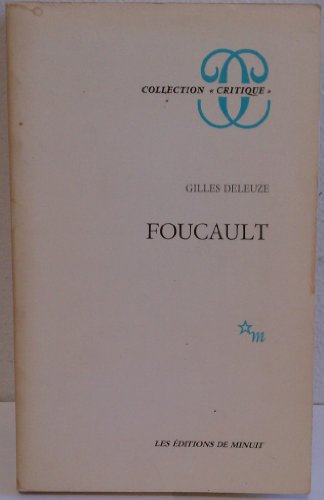 Beispielbild fr Foucault (Collection "Critique") zum Verkauf von Better World Books