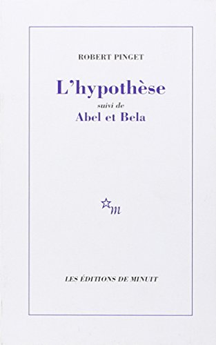 Imagen de archivo de Lhypothese ; suivi de, Abel et Bela (THEATRE) (French Edition) a la venta por Best and Fastest Books