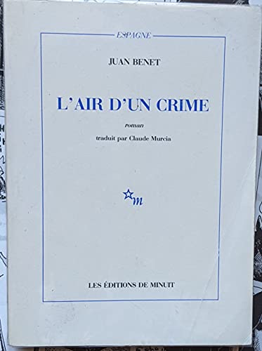 Air d'un crime (9782707311443) by Benet, Juan