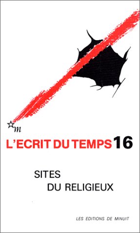 9782707311498: crit du temps