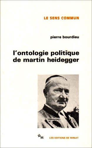 Imagen de archivo de L' Ontologie Politique De Martin Heidegger (Le sens commun) a la venta por Revaluation Books