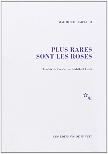 Beispielbild fr Plus rares sont les roses - Mahmoud Darwich zum Verkauf von Book Hmisphres