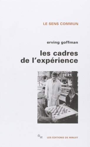 9782707313720: Les cadres de l'exprience