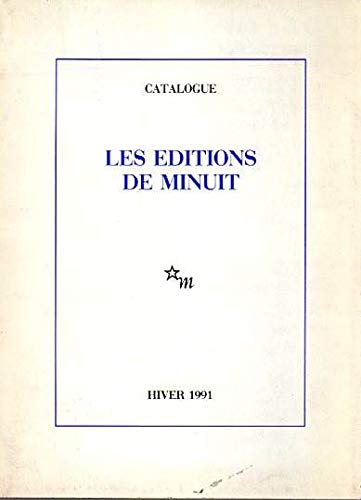 Beispielbild fr Catalogue les editions de minuit. . zum Verkauf von Librera Astarloa