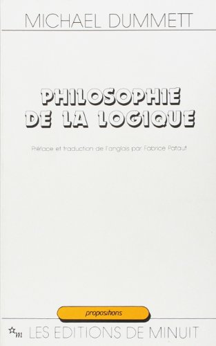 Imagen de archivo de Philosophie de la logique a la venta por Gallix