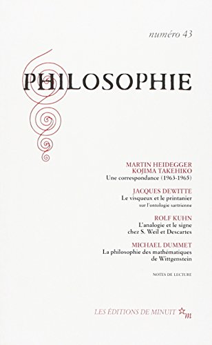 9782707314895: Philosophie N 43