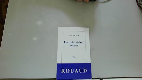 Beispielbild fr les trs riches heures - en francais, in franzsischer sprache zum Verkauf von alt-saarbrcker antiquariat g.w.melling