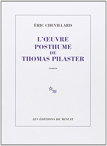 9782707316592: L'oeuvre posthume de Thomas Pilaster