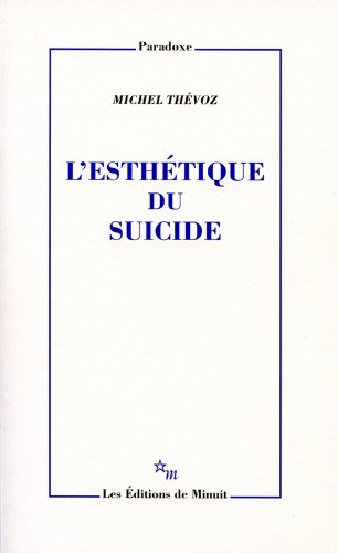 Imagen de archivo de L'esthtique du suicide a la venta por Ammareal