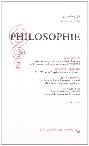 Beispielbild fr Philosophie, N 85, Printemps 200 : zum Verkauf von Revaluation Books