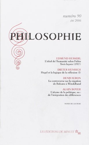 Imagen de archivo de Philosophie, N 90, Juin 2006 : a la venta por Revaluation Books