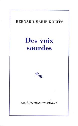 Beispielbild fr DES VOIX SOURDES zum Verkauf von Librairie La Canopee. Inc.