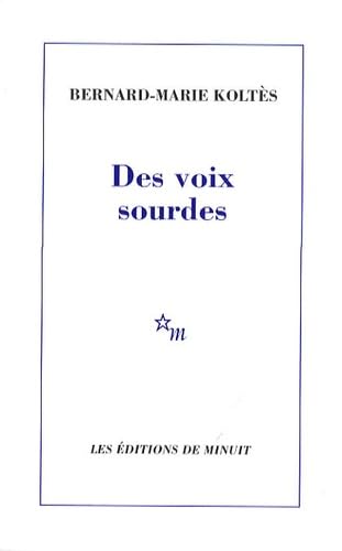 Stock image for Des voix sourdes for sale by Ammareal