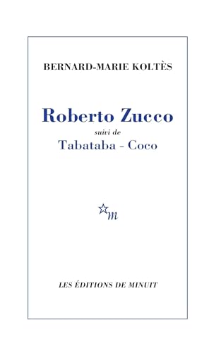 9782707321749: Roberto Zucco suivi de Tabataba-Coco