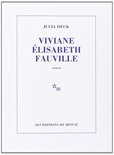 Beispielbild fr Viviane Elisabeth Fauville zum Verkauf von Ammareal