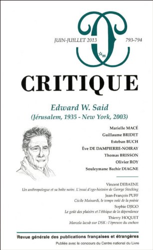 9782707322999: Revue critique 793-794