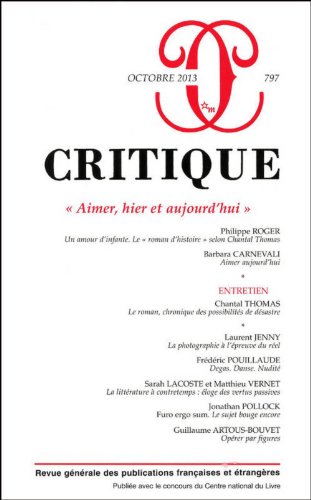 9782707323286: Revue critique 797