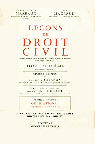 Imagen de archivo de Leons de droit civil a la venta por Livreavous